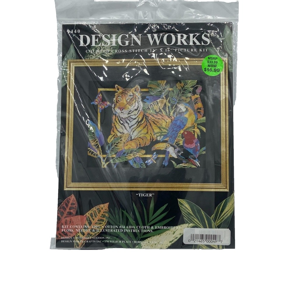 Design Works Counted Cross-Stitch "Tiger"
